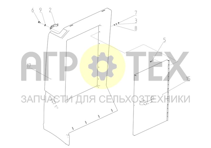 Чертеж Щит (145.01.67.300-01)